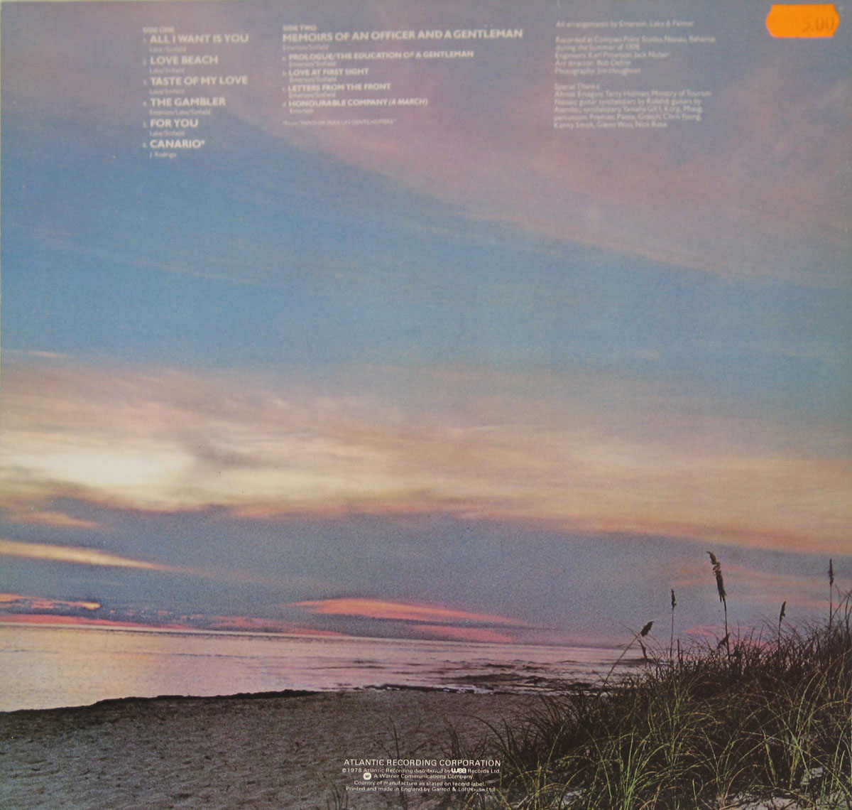 High Resolution Photo elp emerson lake palmer love beach 